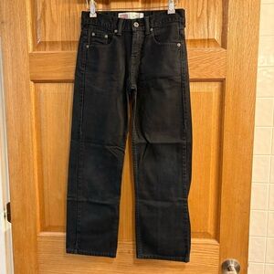 Vtg Levi's 550 Relaxed Fit Tapered Leg Jeans Women’s 10 Reg Black 25X25 Columbia